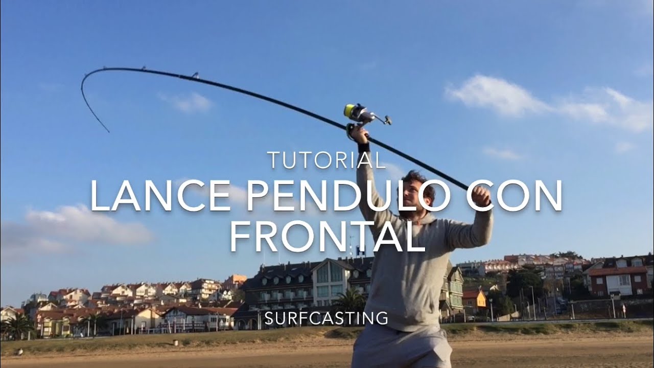 Surfcasting lance OTG y pendulo con carrete fijo (reel frontal)
