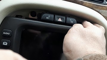 01-09 Jaguar X-Type Radio Navigation Screen Removal