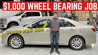 Toyota Charges OVER $1,000 To REPLACE These Camry Wheel Bearings