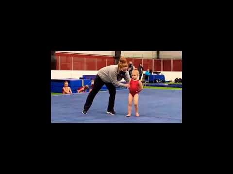 Inspirational Heartland Gymnastics Coach And Gymnast Duo
