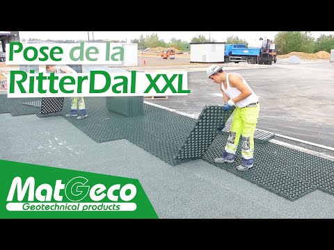 Vidéo: Grilles à Gazon Pour Le Stationnement : Géogrilles Et éco-parking. Grilles En Plastique Et Béton Pour Chalets D'été, Grillage Vert Et Noir Pour La Pelouse, Grilles De Pose