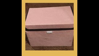 Foldable Storage Cube Bin