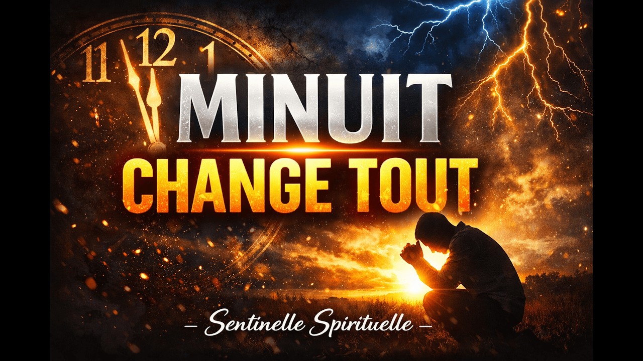 MINUIT : L’HEURE QUI CHANGE LES DESTINÉES #prièredenuit #VeilleSpirituelle#jesuschrist
