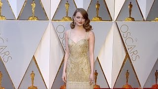 Emma Stone 2017 Oscars Red Carpet