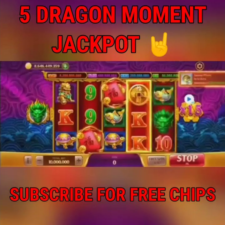 MOMENT JACKPOT 5 DRAGON 200B - HIGGS DOMINO JP 5 DRAGON