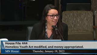 House human services panel hears bill to boost funding for homeless services  1/19/23