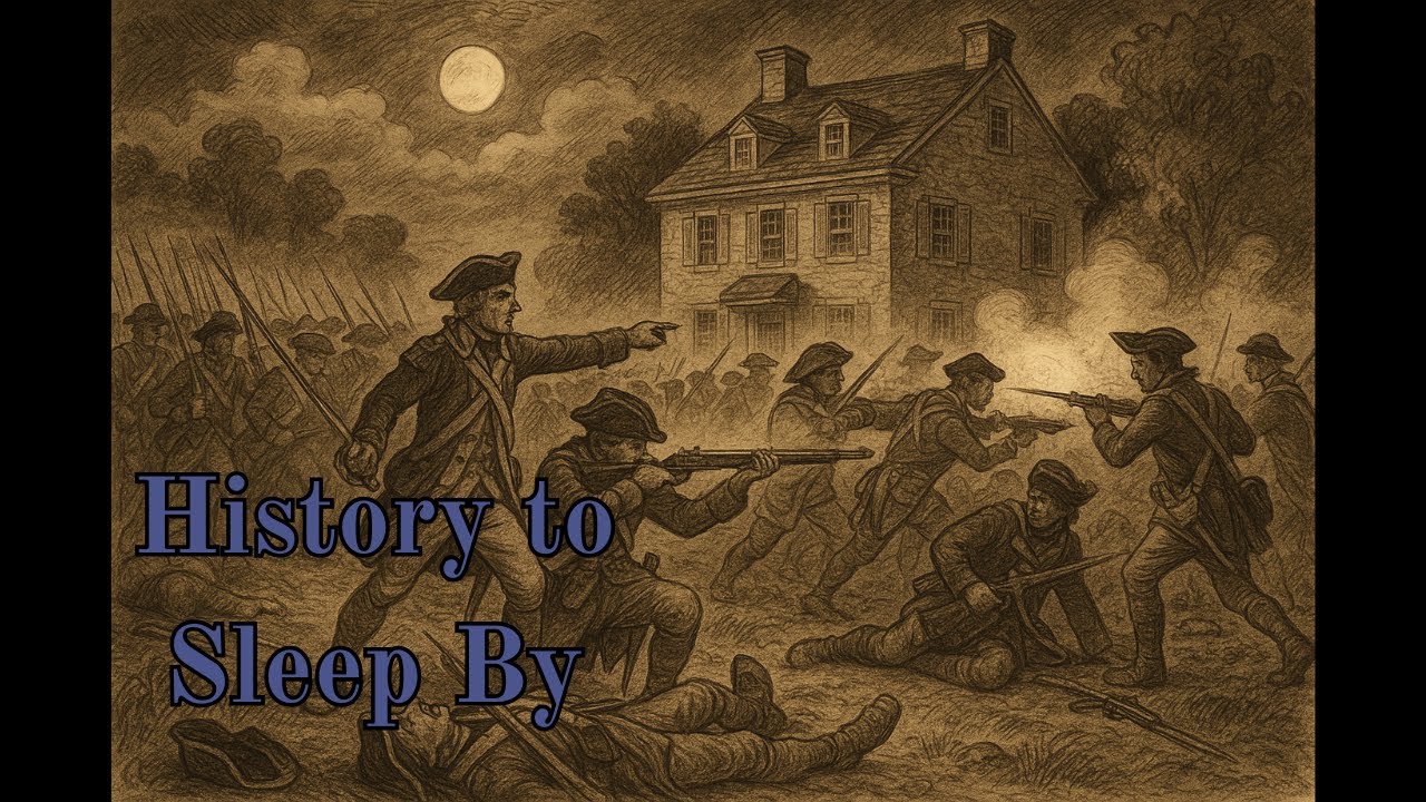 The Battle of Germantown | American Revolution | Relaxing History to Sleep By + Brown Noise