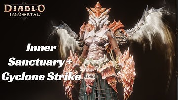 Monk | PVP Level 0 Inner Sanctuary + Cyclone Strike Build | Diablo Immortal
