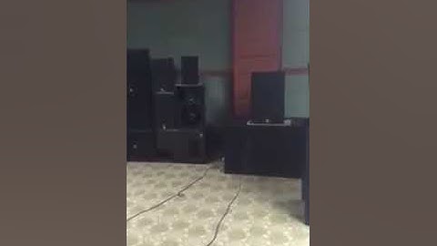 Sanway Audio 15 inch PS15 full range speaker test video