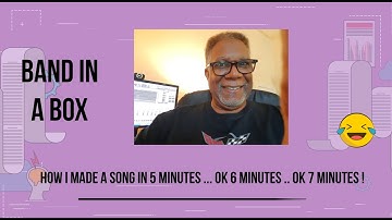 How I created a song Lyrically in 5 Minutes in BIAB  .. Ok 6 minutes .. OK ,, 7 Minutes :-)