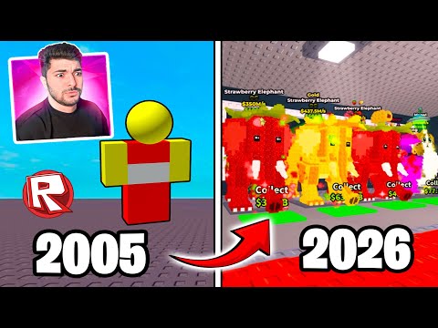 جربت أقدم وأحدث مابات روبلوكس 🤯!! ( 2005 إلى 2026 )