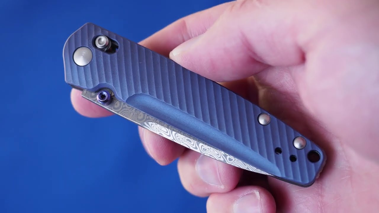 Нож Benchmade 485171 Valet Gold Class Damasteel USA YouTube