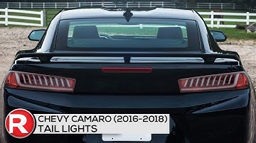 Demo: Spec-D Tail Lights Chevy Camaro (16-17-18) Sequential LED Turn Signal - Black / Red / Smoke