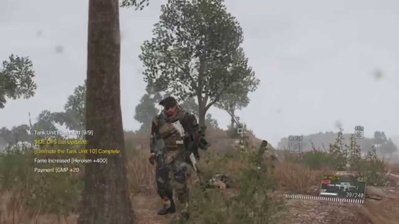 MGSV Side Op 123 Eliminate the Tank Unit 10 [Fulton the Tanks
