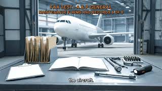 FAA TEST - A & P GENERAL - MAINTENANCE FORMS AND RECORDS Q8457, Q8457-1, Q8457-2,Q8457-3,Q8458 (6-8)