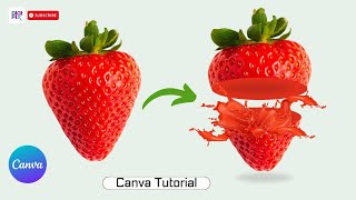 Image Slice Effect in Cavnva  | How to slice an image | Easy Canva Tutorial for beginners