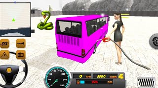Uphill Off-road Bus Driving At Snow #3 - Bus Simulator Games Android and iOS screenshot 5
