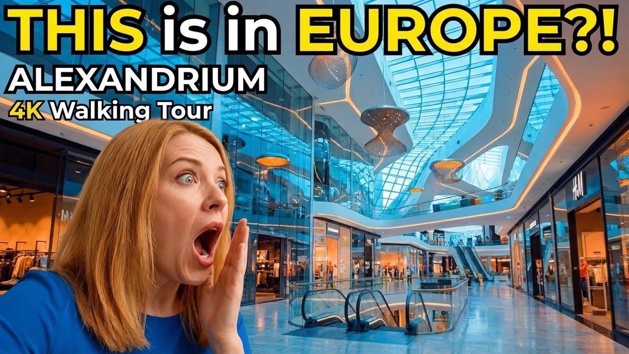 This Dutch Shopping Mall Looks Nothing Like Europe | Alexandrium Mall 4K Walking Tour
