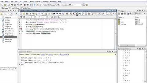 Debugging Code in Matlab