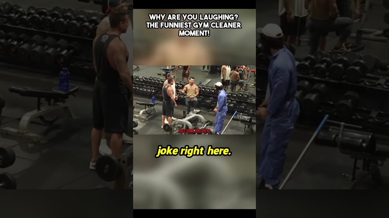 Why Are You Laughing The Funniest Gym Cleaner Moment! part 1