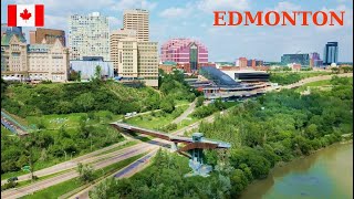 🇨🇦  Discover CANADA - EDMONTON Downtown Alberta | 4K Canadian Travel video vlog