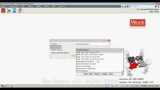 Account Merge in Miracle Accounting Software screenshot 3