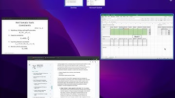 Aggregate Planning Linear Programming solution