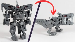 How To Build LEGO Transformers Grimlock | Mini movie #15