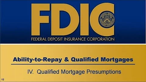 The Qualified Mortgage Presumptions