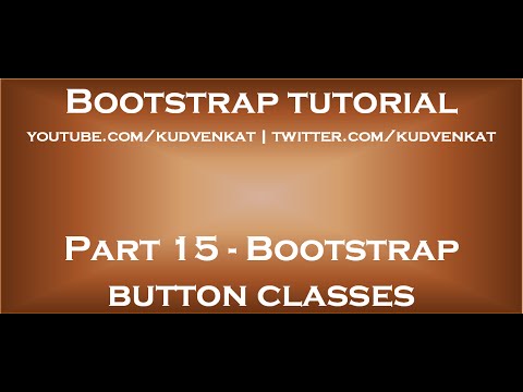 Video: Hoe schakel ik een knop in Bootstrap in?