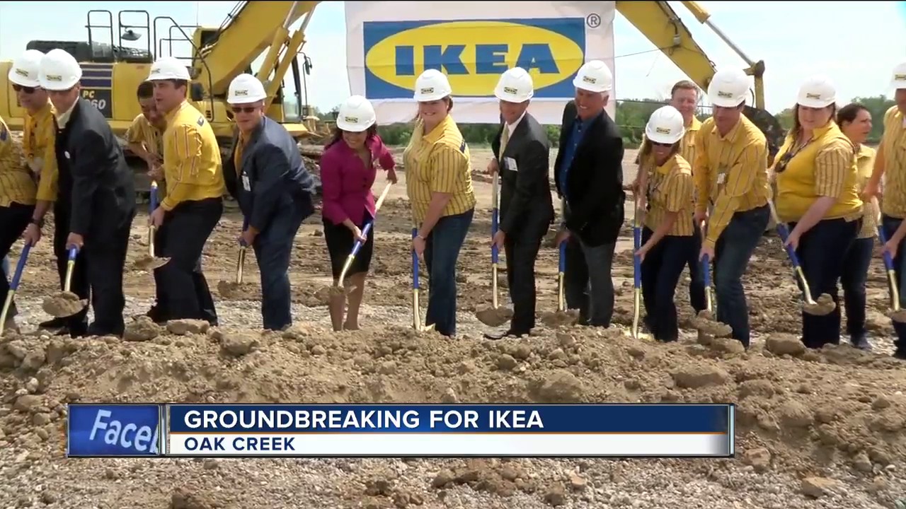 Officials break ground on Oak Creek IKEA YouTube