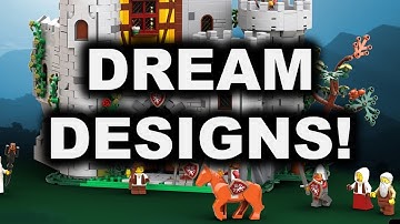 30 NEW Castle Sets! Series 9 Lego Bricklink Designer Program