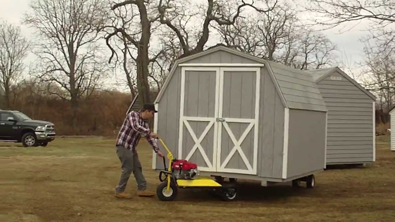 Ny Shed Co Shed Mover In Action YouTube