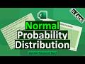 Normal Probability Distribution in Excel