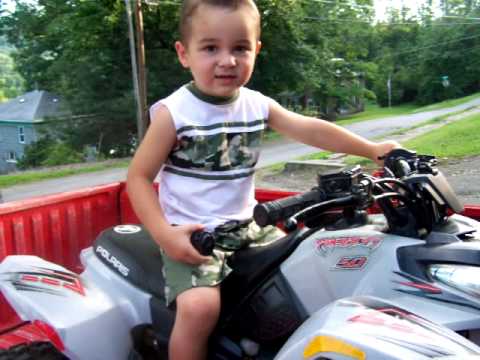 Colton Marvin First 4-Wheeler