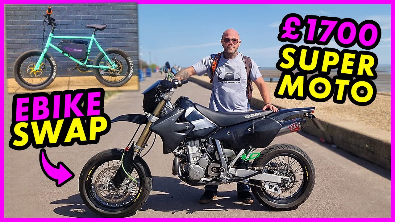 Swapped my £1700 E-Bike for a Broken Supermoto - Can I Fix It Swapped my £1700 E-Bike for a Broken Supermoto - Can I Fix It