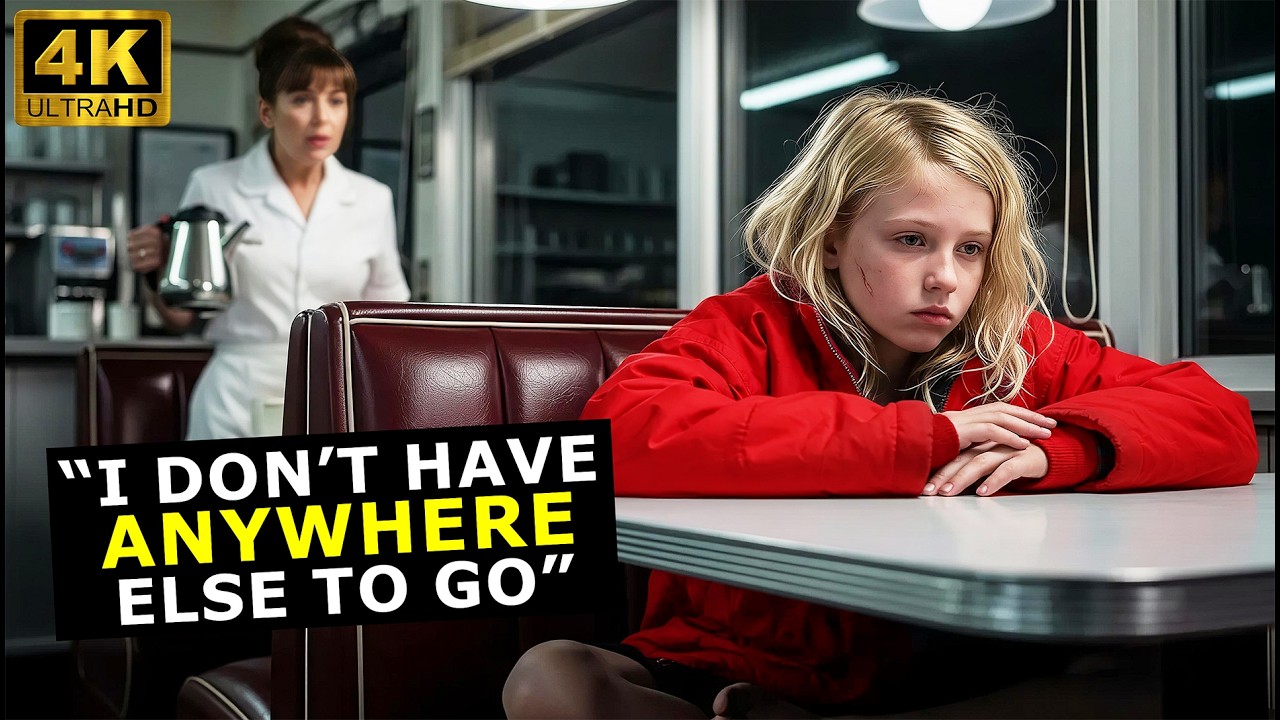 Little Girl Walked Into the Diner Barefoot at Midnight — The Waitress Locked the Door Behind Her