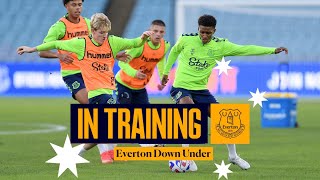 EVERTON TRAIN IN AUSTRALIA | Blues prepare for Sydney Super Cup