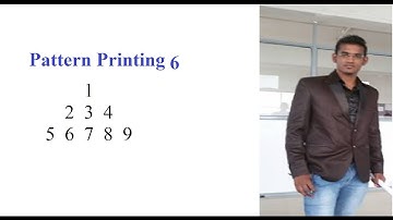Printing patterns using C# in Hindi - pattern 6