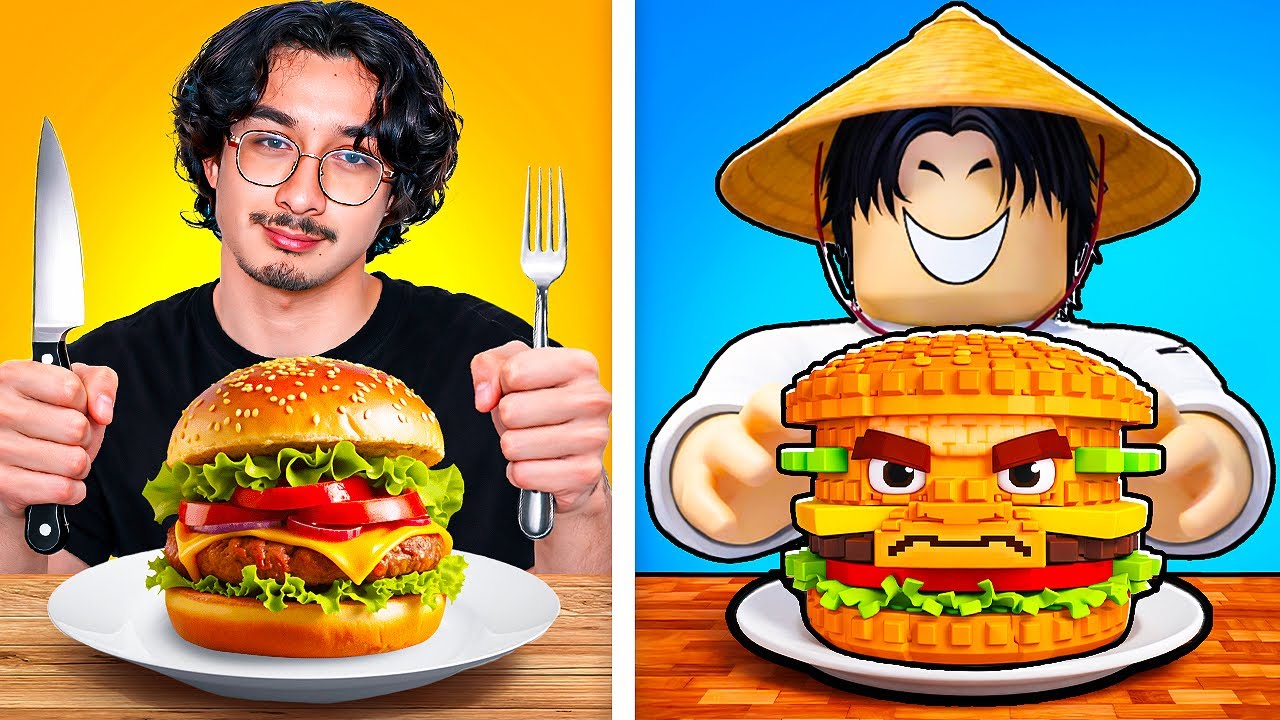 Je MANGE la NOURRITURE BRAINROT dans la VRAI VIE !