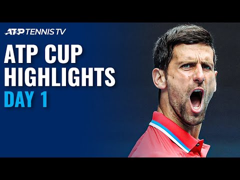 Djokovic &amp; Shapovalov Battle; Thiem, Medvedev In Action | ATP Cup 2021 Highlights Day 1