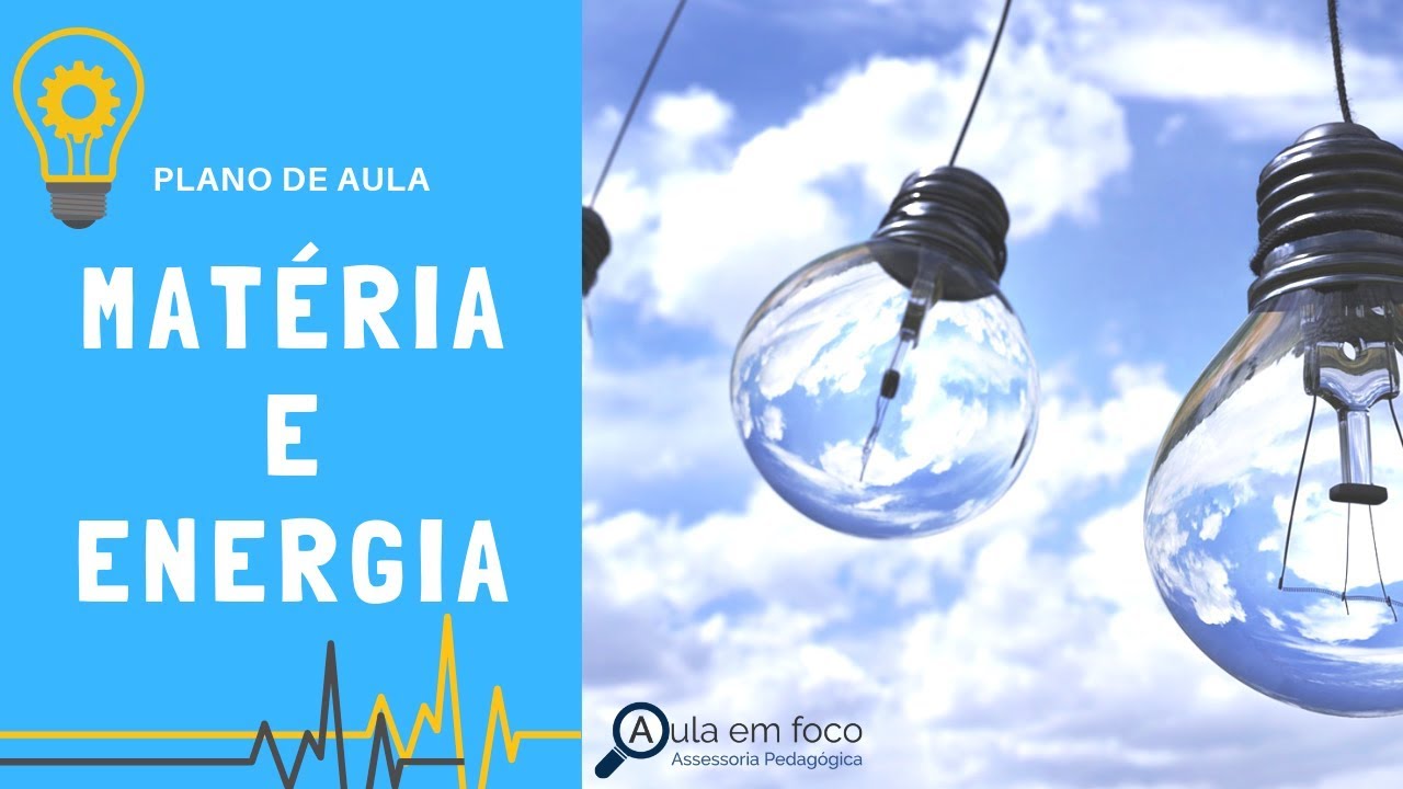 Plano de aula de Ciências Matéria e energia 3º ano