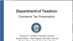 Nevada Commerce Tax Information 