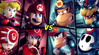 Mario Strikers: Battle League - Team Mario vs. Team Donkey Kong (Hard CPU)