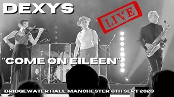 Come on Eileen LIVE! Dexys, Bridgewater Hall, Manchester, UK. 8th September 2023 #livemusic