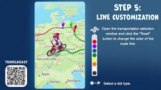 TravelBoast Tutorial - Step 5: Line customization Revolutionize Learning With Customizable Lines