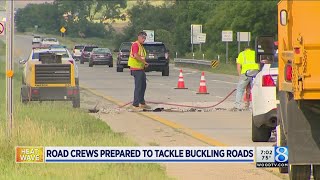 1 lane closed after Ottawa Co. road buckles