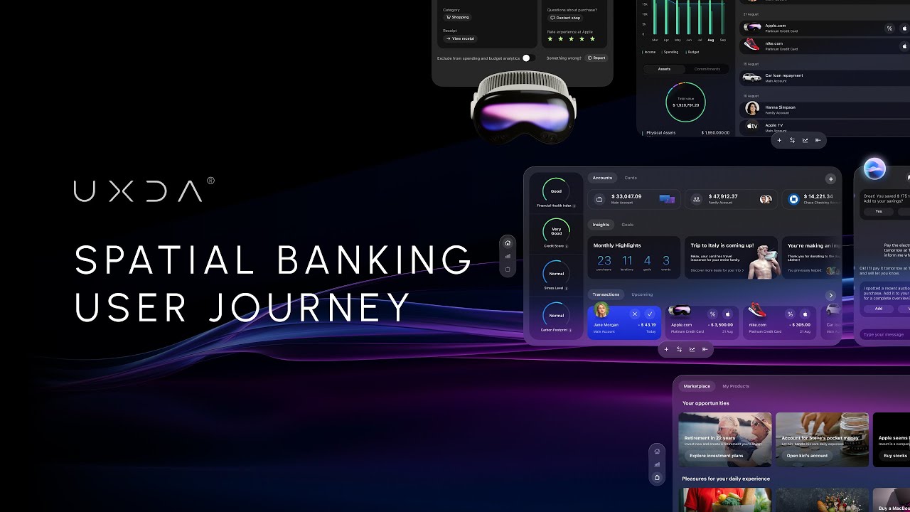 Case Study: AI Empowers Spatial Banking for Apple Vision Pro • UXDA |  Financial UX Design