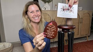 Suntimber Memorial Wind Chimes Cardinal Sympathy Gift | Review