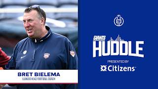 Illinois Head Coach Bret Bielema on Rookie J.C. Davis | Giants Huddle | New York Giants